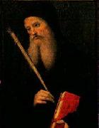PERUGINO, Pietro Saint Benedict oil on canvas